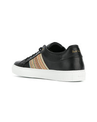 Baskets basses en cuir noires Paul Smith