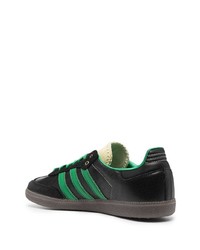 Baskets basses en cuir noires Wales Bonner X Adidas