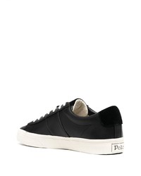 Baskets basses en cuir noires Polo Ralph Lauren