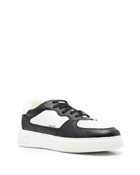 Baskets basses en cuir noires Bally