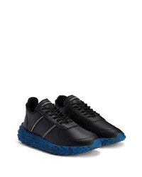 Baskets basses en cuir noires Giuseppe Zanotti