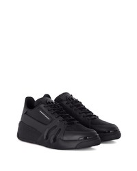 Baskets basses en cuir noires Giuseppe Zanotti