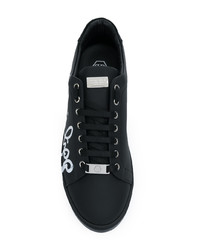 Baskets basses en cuir noires Philipp Plein