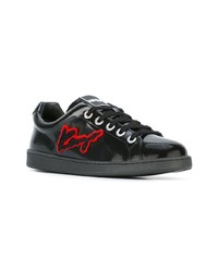 Baskets basses en cuir noires Kenzo