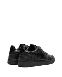 Baskets basses en cuir noires A Bathing Ape