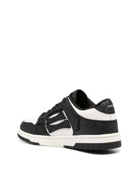 Baskets basses en cuir noires Amiri