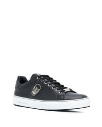 Baskets basses en cuir noires Philipp Plein