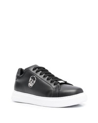 Baskets basses en cuir noires Philipp Plein