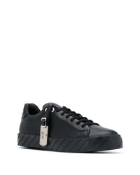 Baskets basses en cuir noires Philipp Plein