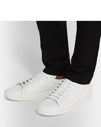 Baskets basses en cuir noires Saint Laurent