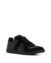 Baskets basses en cuir noires Maison Margiela