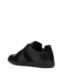 Baskets basses en cuir noires Maison Margiela