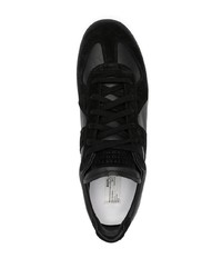 Baskets basses en cuir noires Maison Margiela