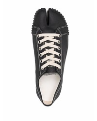 Baskets basses en cuir noires Maison Margiela