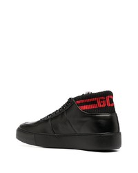 Baskets basses en cuir noires Gcds