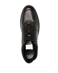 Baskets basses en cuir noires Gcds