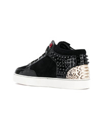 Baskets basses en cuir noires Royaums