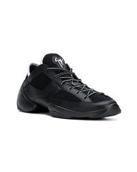 Baskets basses en cuir noires Giuseppe Zanotti Design