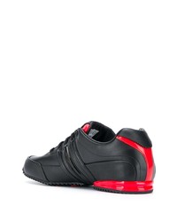 Baskets basses en cuir noires Y-3