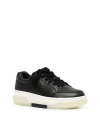 Baskets basses en cuir noires Amiri