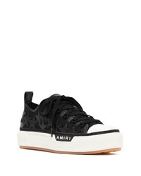 Baskets basses en cuir noires Amiri