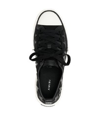 Baskets basses en cuir noires Amiri