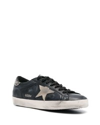 Baskets basses en cuir noires Golden Goose