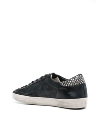 Baskets basses en cuir noires Golden Goose