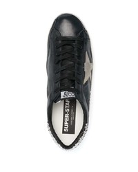 Baskets basses en cuir noires Golden Goose