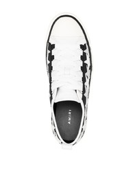 Baskets basses en cuir noires Amiri