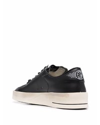 Baskets basses en cuir noires Golden Goose