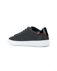 Baskets basses en cuir noires Hogan