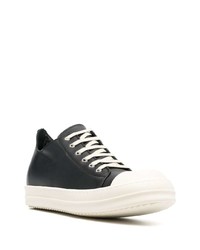 Baskets basses en cuir noires Rick Owens