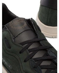 Baskets basses en cuir noires adidas