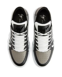 Baskets basses en cuir noires Giuseppe Zanotti