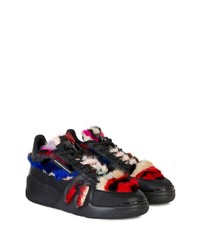 Baskets basses en cuir noires Giuseppe Zanotti