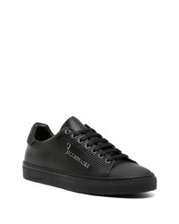 Baskets basses en cuir noires Billionaire