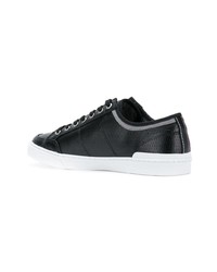 Baskets basses en cuir noires Tommy Hilfiger