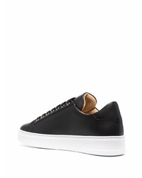 Baskets basses en cuir noires Philipp Plein