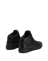 Baskets basses en cuir noires Giuseppe Zanotti