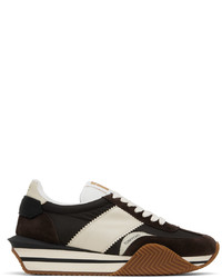 Baskets basses en cuir noires Tom Ford