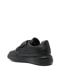 Baskets basses en cuir noires Bally