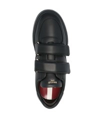 Baskets basses en cuir noires Bally