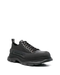 Baskets basses en cuir noires Alexander McQueen