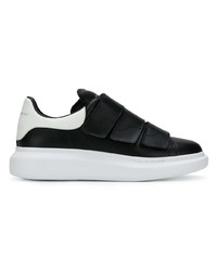 Baskets basses en cuir noires Alexander McQueen