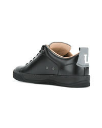 Baskets basses en cuir noires Lanvin