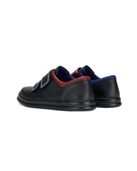 Baskets basses en cuir noires Camper