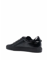 Baskets basses en cuir noires Givenchy