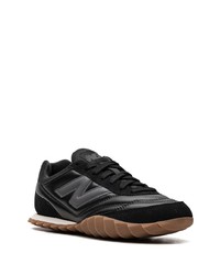 Baskets basses en cuir noires New Balance