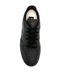 Baskets basses en cuir noires Veja